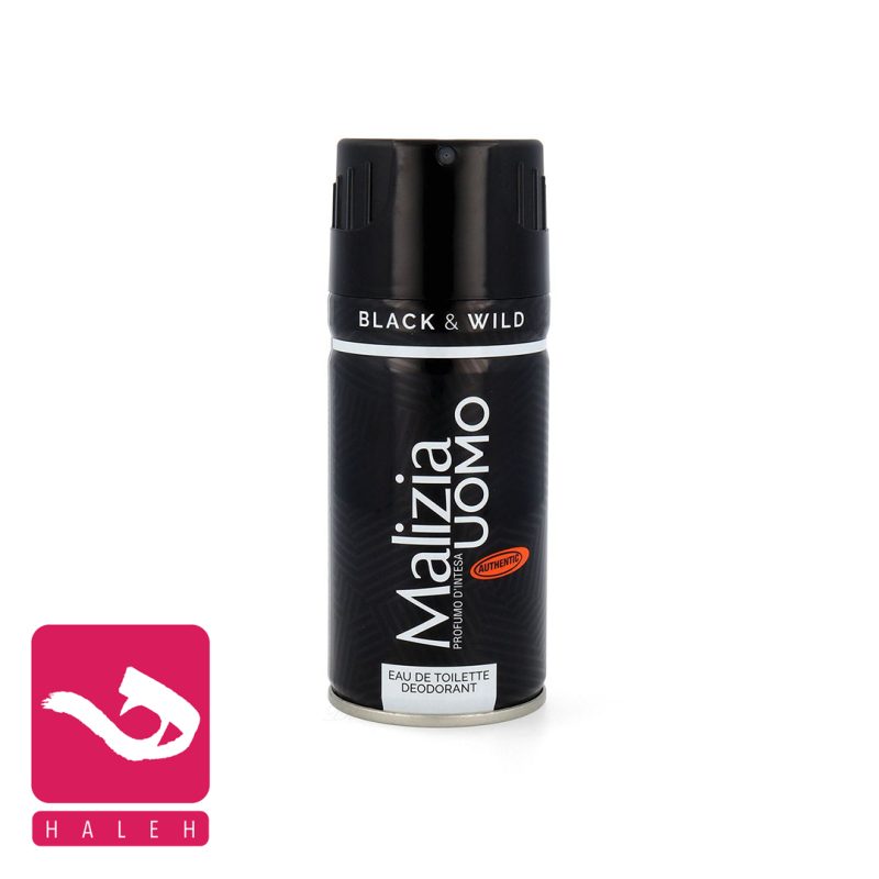 malizia-uomo-black-wild-deodorant-body-spray-150ml-black-wild-اسپری-بدن-مالزیا-مدل