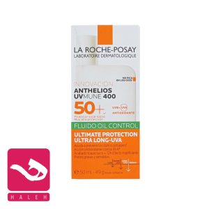 -ضد-آفتاب-بی-رنگ-پوست-چرب-آنتیلیوس-لاروش-پوزای-la-roche-posay-anthelios-uvmune-400-oil-control-fluid-lsf50plus-هاله-اسپارکل-کاور