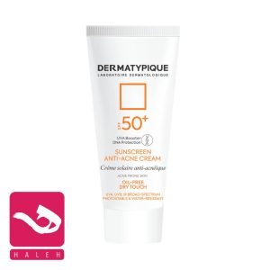 کرم-ضد-آفتاب-و-ضد-جوش-درماتیپیک-dermatypique-sunscreen-anti-acne-cream-spf50+-هاله-اسپارکل-کاور